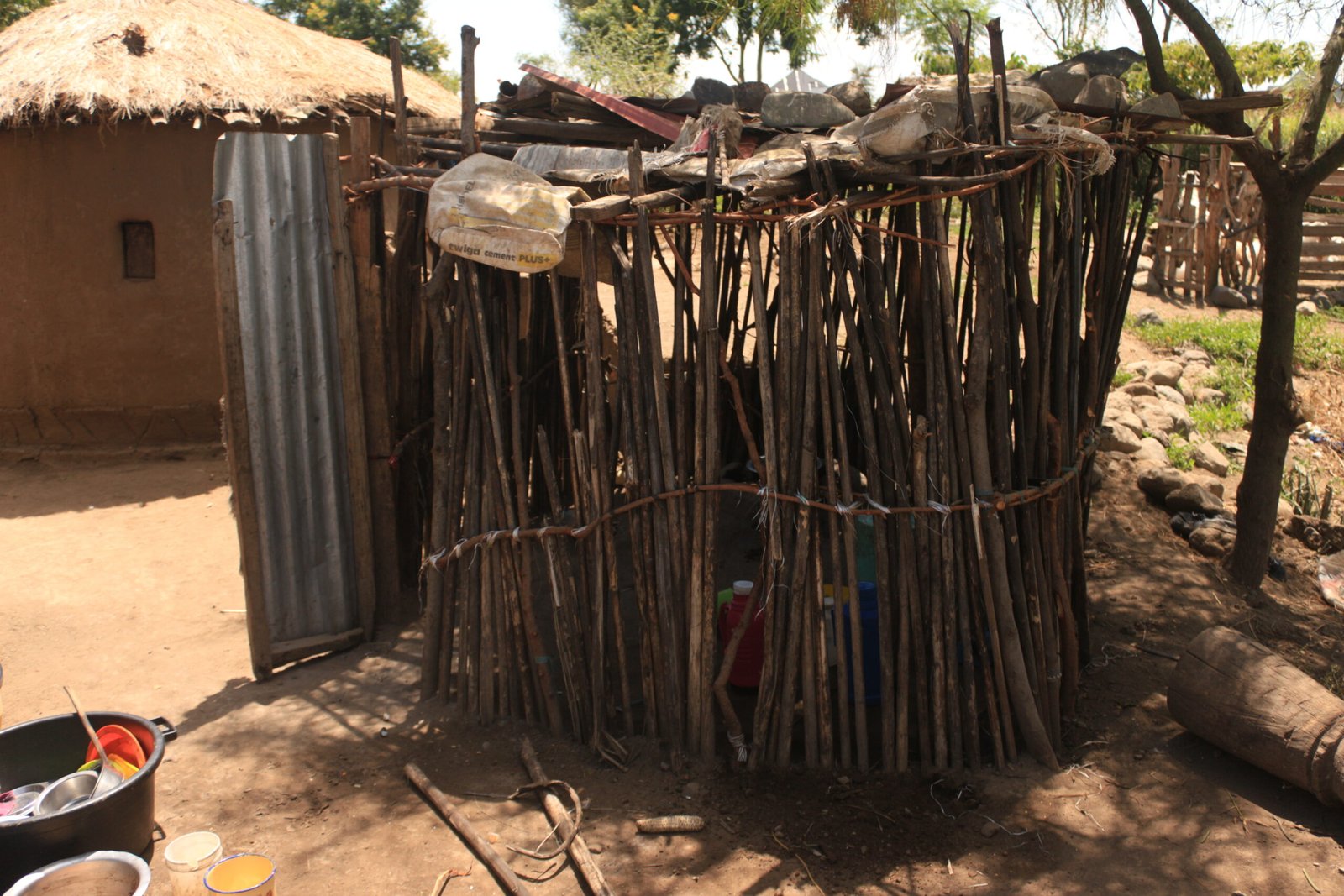 A traditional Swahili outdoor cooking place